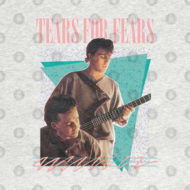 Vintage-Style 80s Tears For Fears Design by DankFutura